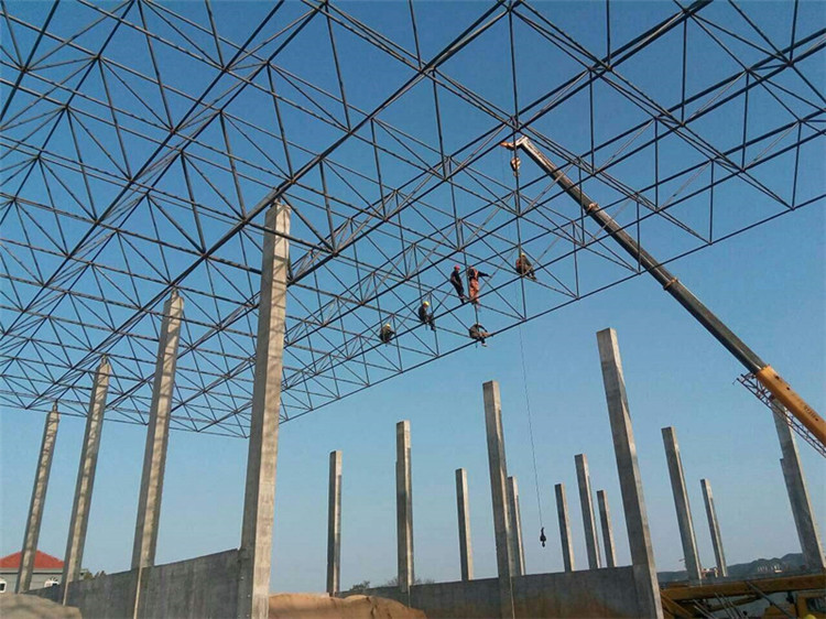 永州加气站钢结构网架案例10